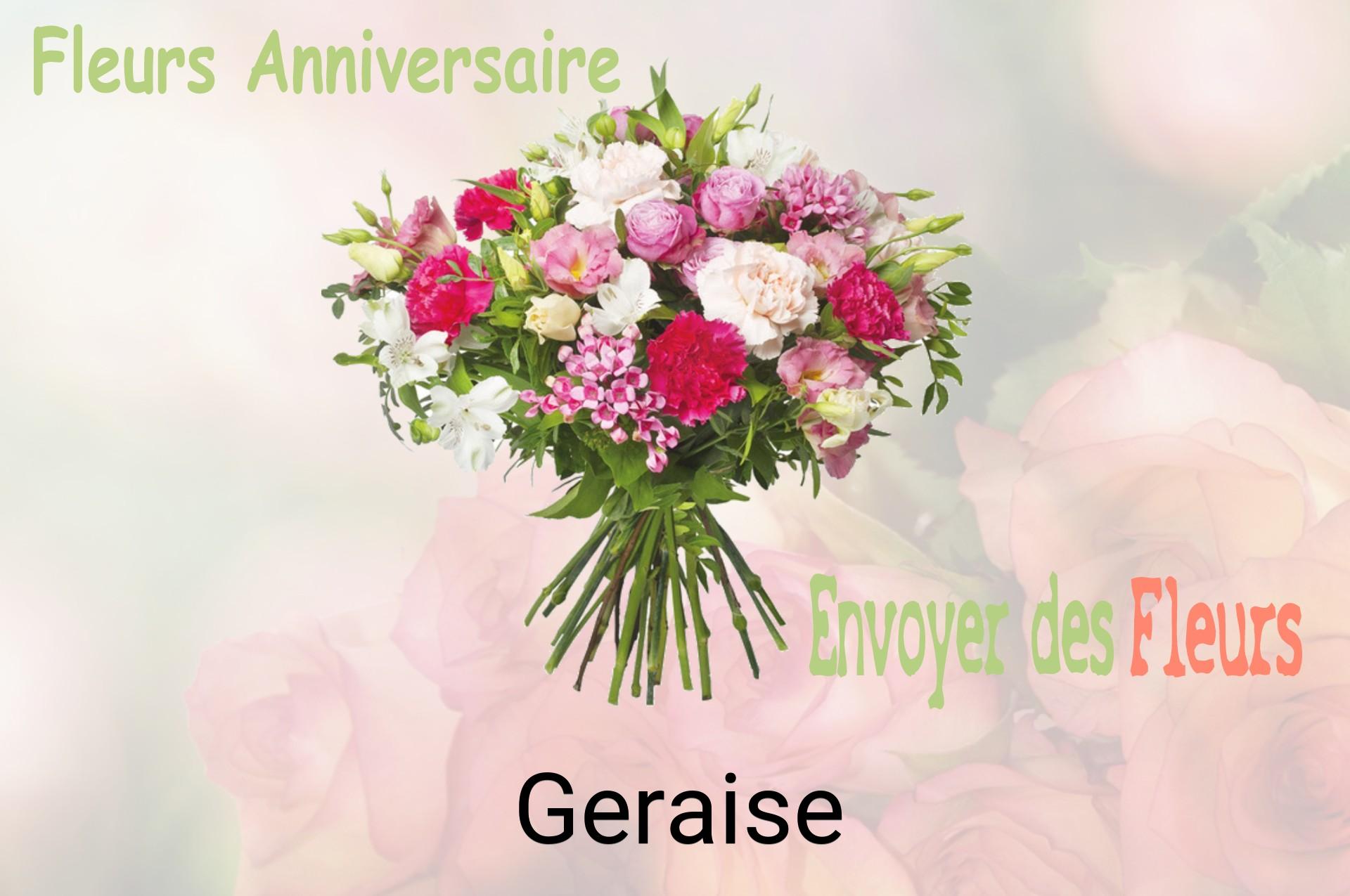 Bouquet de fleurs d’anniversaire livré à Geraise